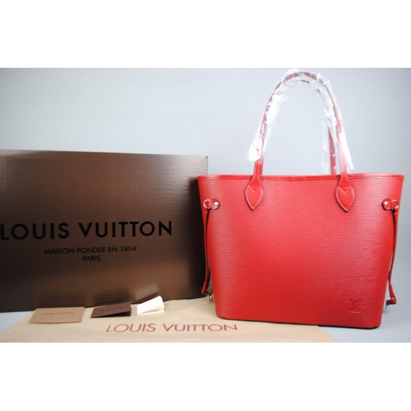 LOUIS VUITTON EPI NEVERFULL %100 HAKIKI DERI